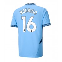 Billiga Manchester City Rodri Hernandez #16 Hemma fotbollskläder 2024-25 Kortärmad